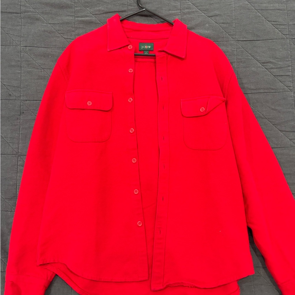 J.Crew Long Sleeve Shirt - Red